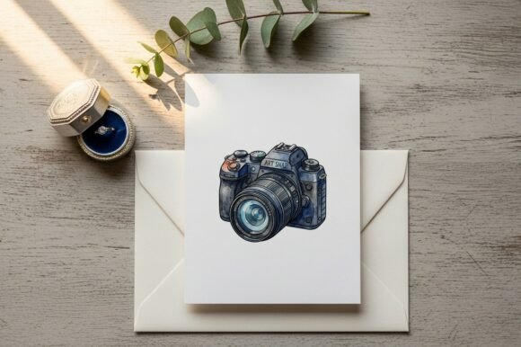 Download Vintage Film Camera with Lens Isolated - Vintage Collection